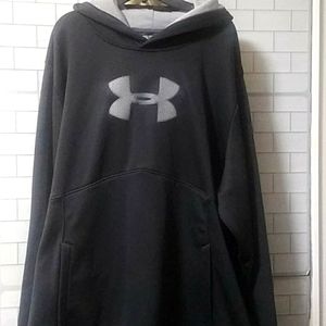 Mens Under Armour Hoodie Black SZ  2XL
